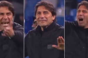 孔蒂骂裁判：至少去看一眼VAR不行吗！蠢货！去看一眼啊，混蛋！